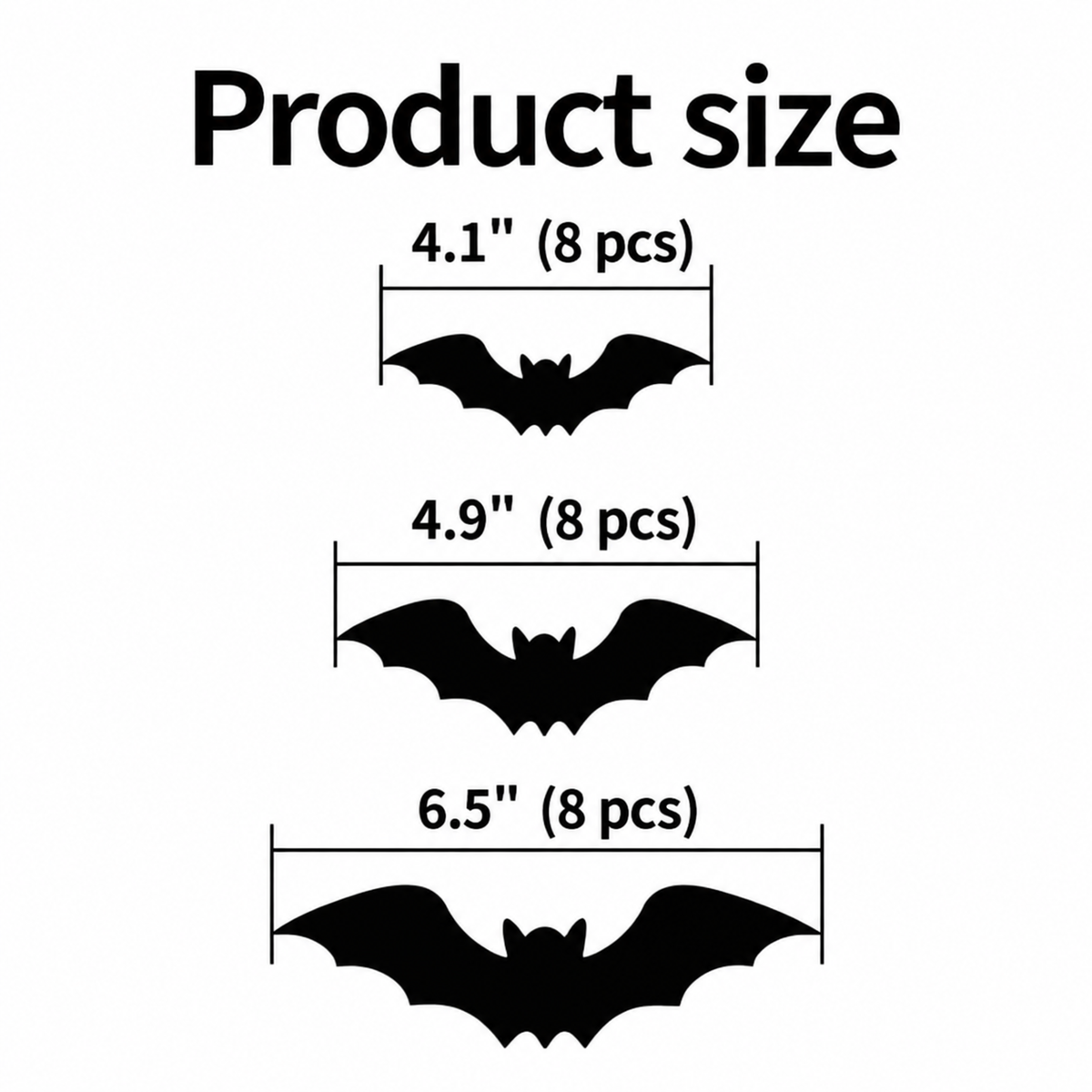 3D Glowing LED Bat Wall Decor