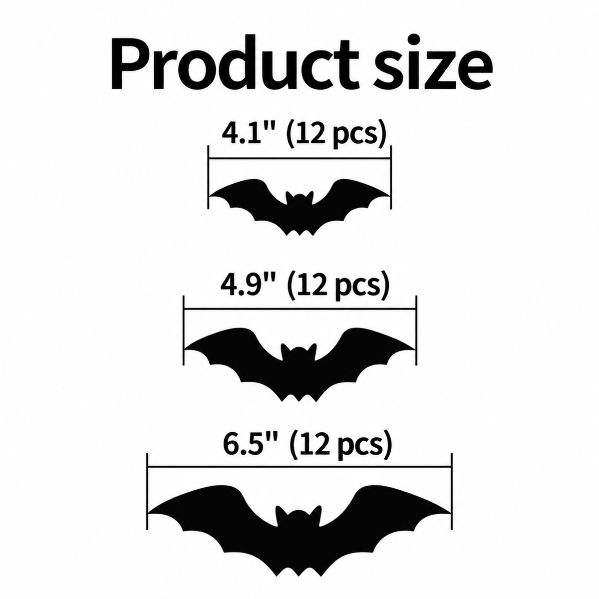 3D Glowing LED Bat Wall Decor