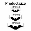 3D Glowing LED Bat Wall Decor