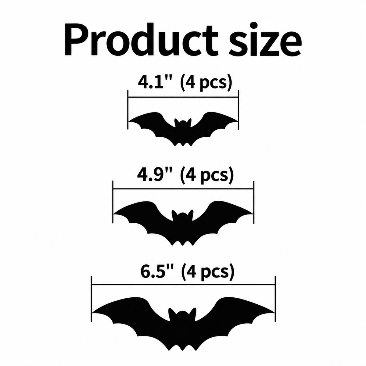 3D Glowing LED Bat Wall Decor