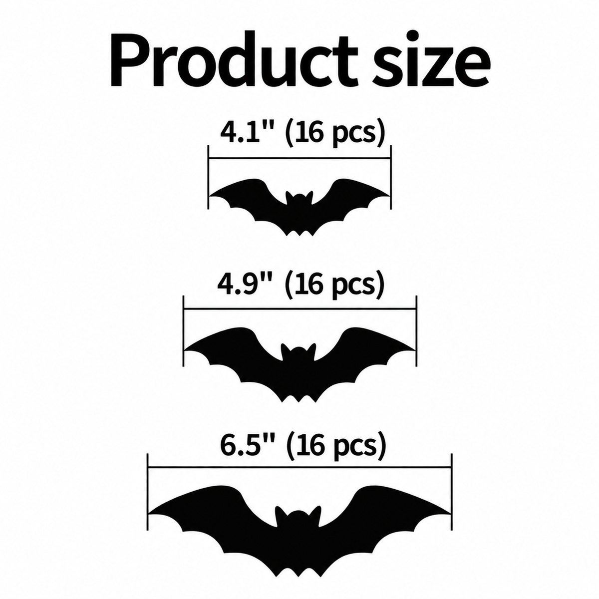 3D Glowing LED Bat Wall Decor