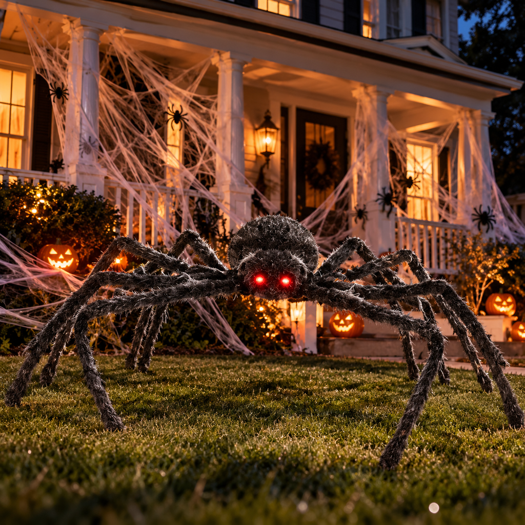 Big Plush Spider Horror Halloween decoration