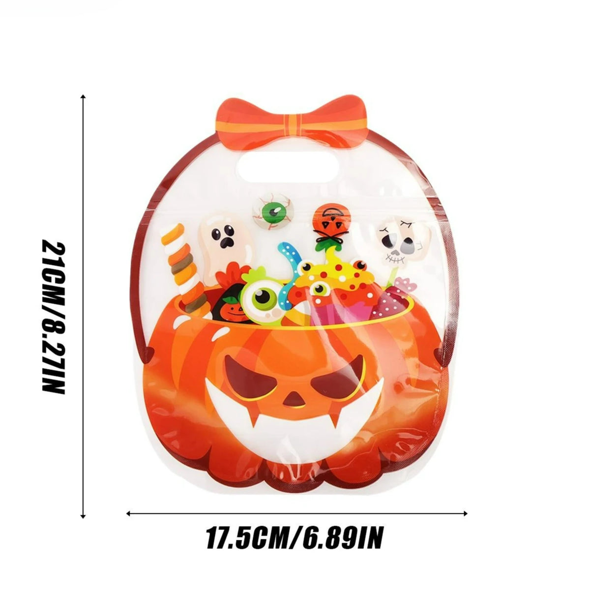 Spooky Halloween Goodie Bags – Self-Sealing Candy & Treat Pouches